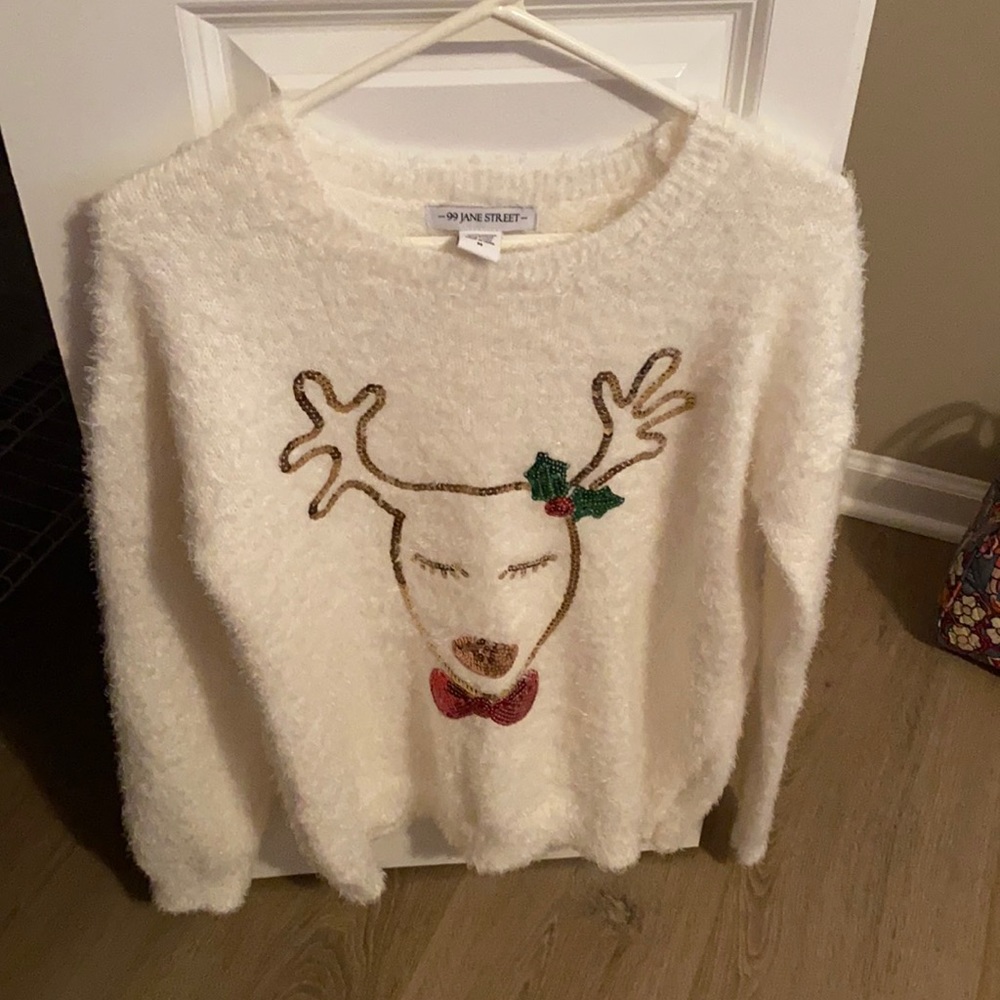 Cream Christmas Sweater